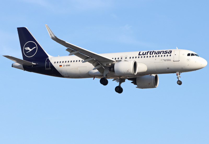 Photo of D-AINX - Lufthansa Airbus A320NEO at LHR on AeroXplorer Aviation Database