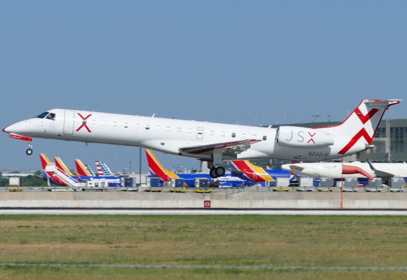 Photo of N242JX - JSX Embraer ERJ145 at AUS on AeroXplorer Aviation Database