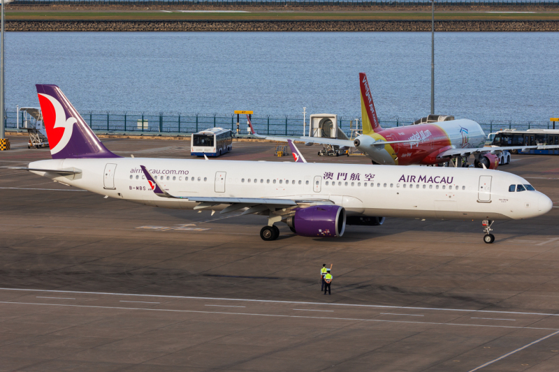 Photo of B-MBS - Air Macau Airbus A321NEO at MFM on AeroXplorer Aviation Database