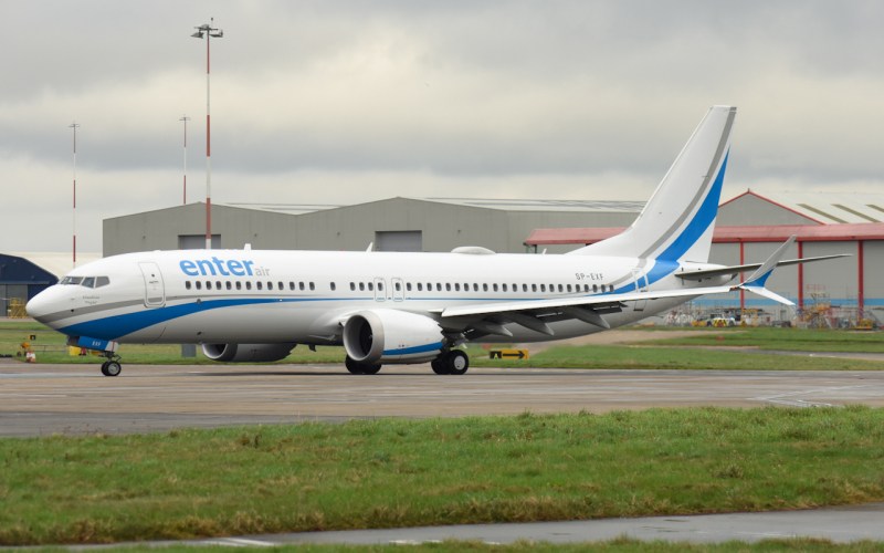 Photo of SP-EXF - Enter Air Boeing 737 MAX 8 at NWI on AeroXplorer Aviation Database