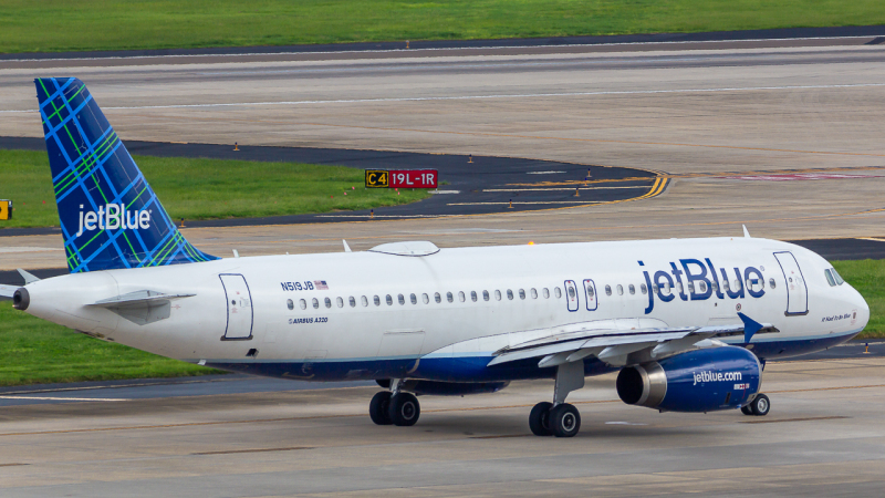 Photo of N519JB - JetBlue Airways Airbus A320 at TPA on AeroXplorer Aviation Database