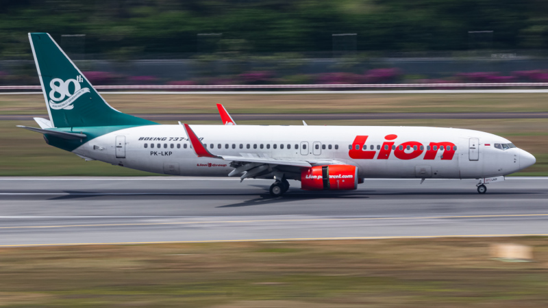 Photo of PK-LKP - Lion Air Boeing 737-8GP at SIN on AeroXplorer Aviation Database