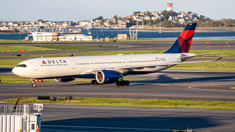 Photo of N405DX - Delta Airlines Airbus A330-900 at BOS on AeroXplorer Aviation Database