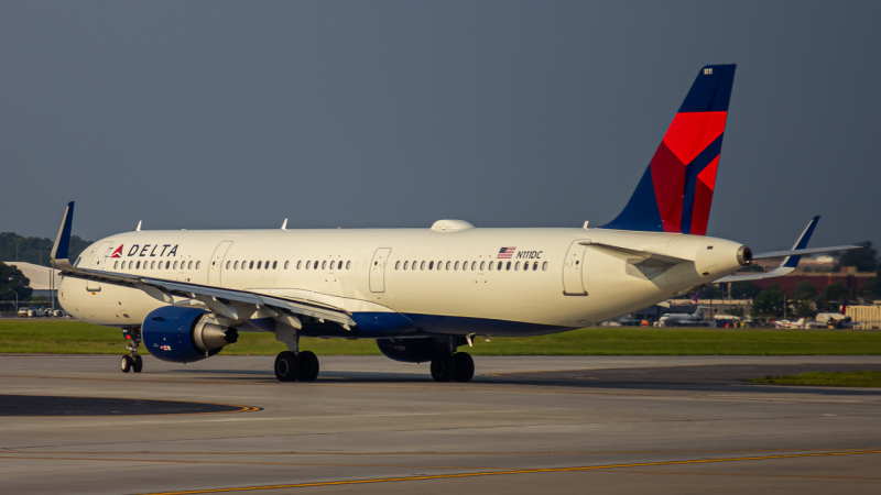 Photo of N111DC - Delta Airlines Airbus A321-200 at ATL on AeroXplorer Aviation Database