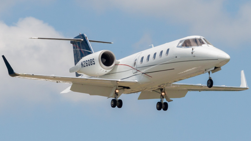 Photo of N260BS - PRIVATE Learjet 60 at HOU on AeroXplorer Aviation Database