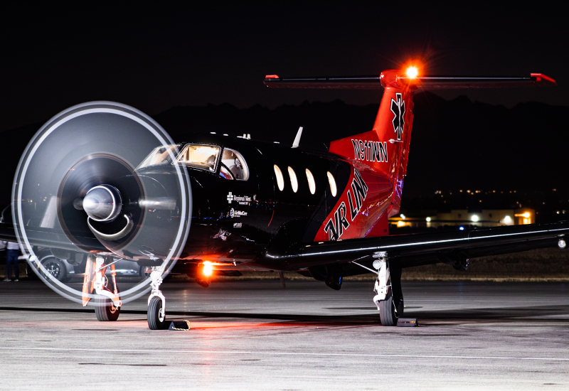 Photo of N911WN - Airlink Medical Pilatus PC-12 at FNL on AeroXplorer Aviation Database
