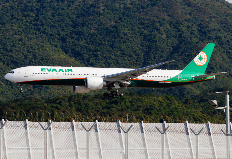 Photo of B-16725 - EVA Air Boeing 777-300ER at HKG on AeroXplorer Aviation Database