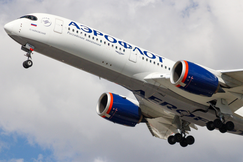 Photo of VQ-BFY - Aeroflot Airbus A350-900 at MIA on AeroXplorer Aviation Database