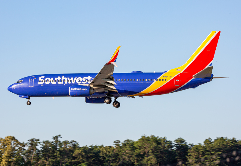 Photo of N8667D - Southwest Airlines Boeing 737-800 at BWI on AeroXplorer Aviation Database