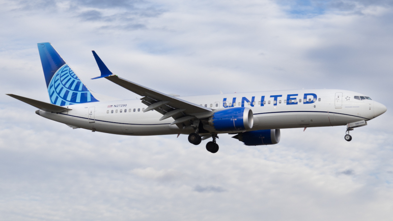 Photo of N27290 - United Airlines Boeing 737 MAX 8 at TPA on AeroXplorer Aviation Database