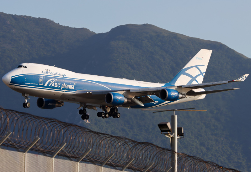 Photo of VP-BIM - AirBridge Cargo Boeing 747-400F at HKG on AeroXplorer Aviation Database