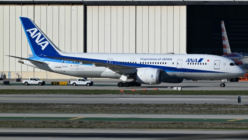 Photo of JA814A - All Nippon Airways Boeing 787-8 at LAX on AeroXplorer Aviation Database