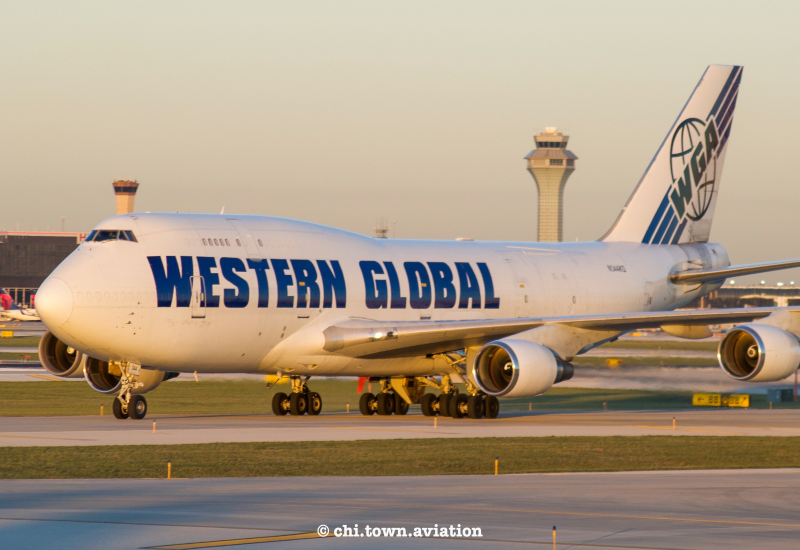 Photo of N344KD - Western Global Airlines Boeing 747-400F at ORD on AeroXplorer Aviation Database
