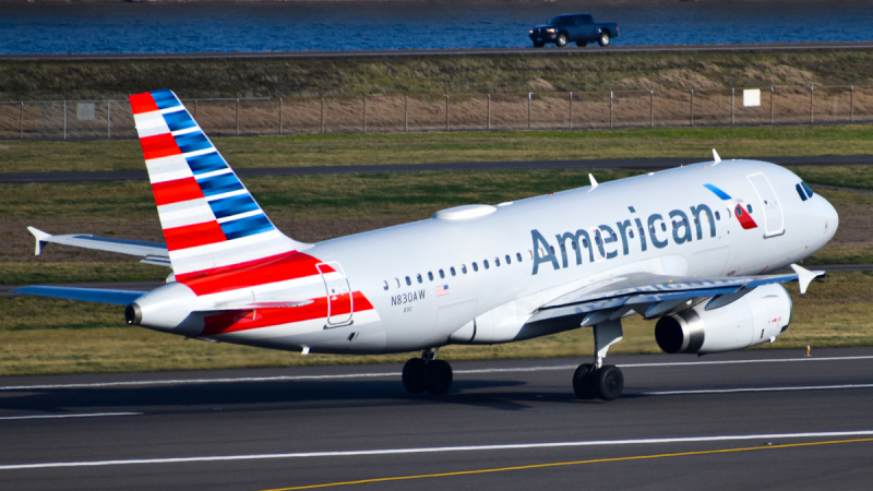 Photo of N830AW - American Airlines Airbus A319 at PDX on AeroXplorer Aviation Database