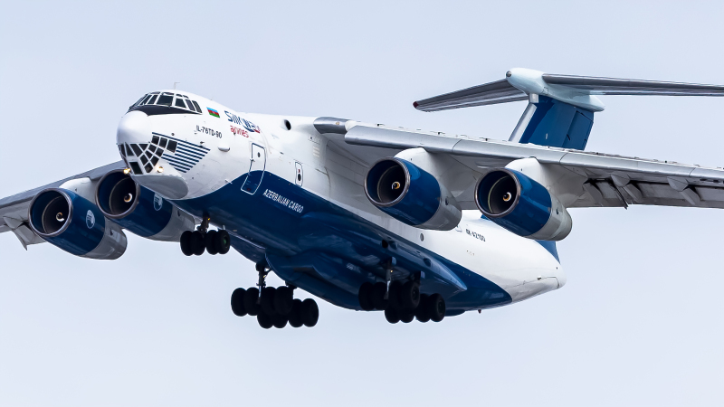Photo of 4K-AZ100 - Silk Way Airlines Ilyushin IL-76 at ORD on AeroXplorer Aviation Database