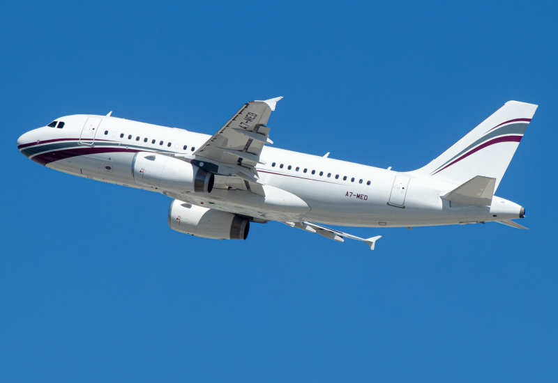 Photo of A7-MED - Qatar Amiri Flight Airbus A319 at LAX on AeroXplorer Aviation Database