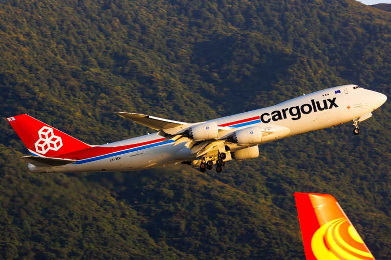 Photo of LX-VCK - CargoLux Boeing 747-8F at HKG on AeroXplorer Aviation Database