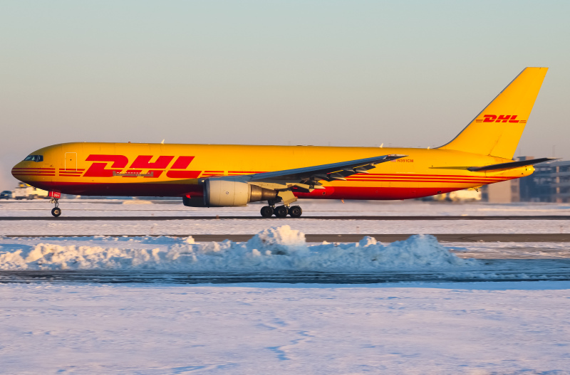 Photo of N391CM - DHL Boeing 767-300F at CVG on AeroXplorer Aviation Database