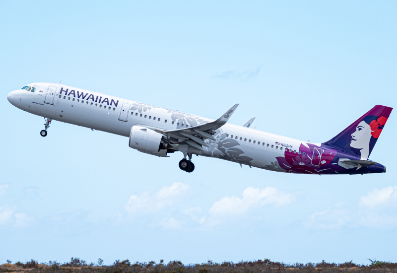 Photo of N212HA - Hawaiian Airlines Airbus A321NEO at HNL on AeroXplorer Aviation Database