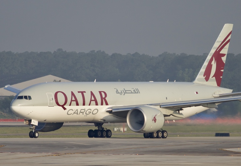 Photo of A7-BFU - Qatar Cargo Boeing 777-F at IAH on AeroXplorer Aviation Database