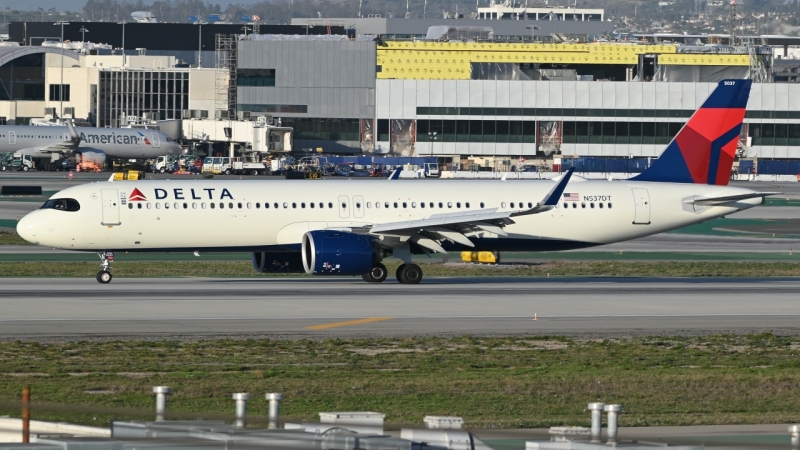 Photo of N537DT - Delta Airlines Airbus A321NEO at LAX on AeroXplorer Aviation Database