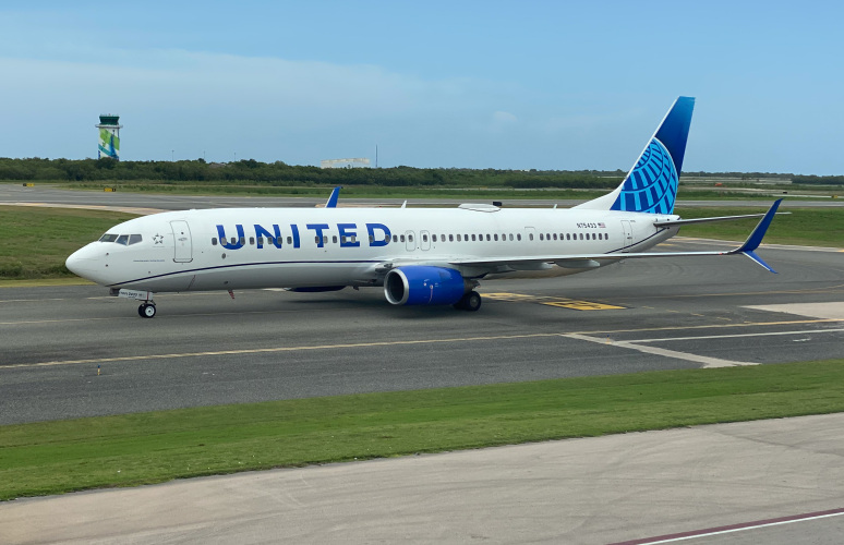 Photo of N75433 - United Airlines Boeing 737-900ER at PUJ on AeroXplorer Aviation Database