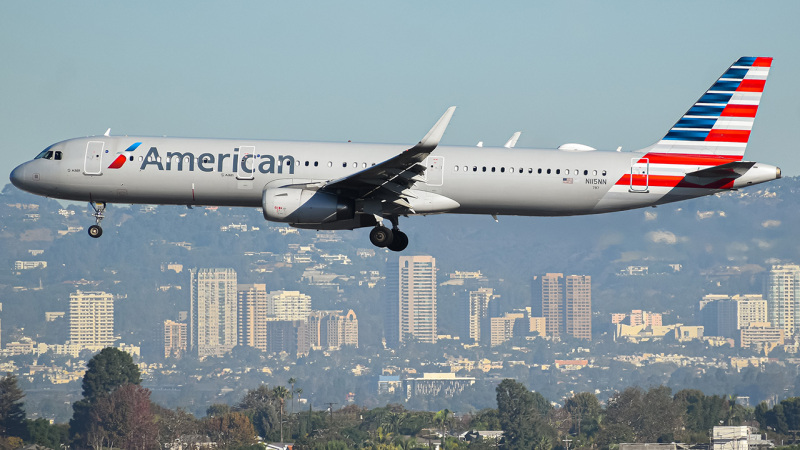 Photo of N115NN - American Airlines Airbus A321-200 at KLAX on AeroXplorer Aviation Database