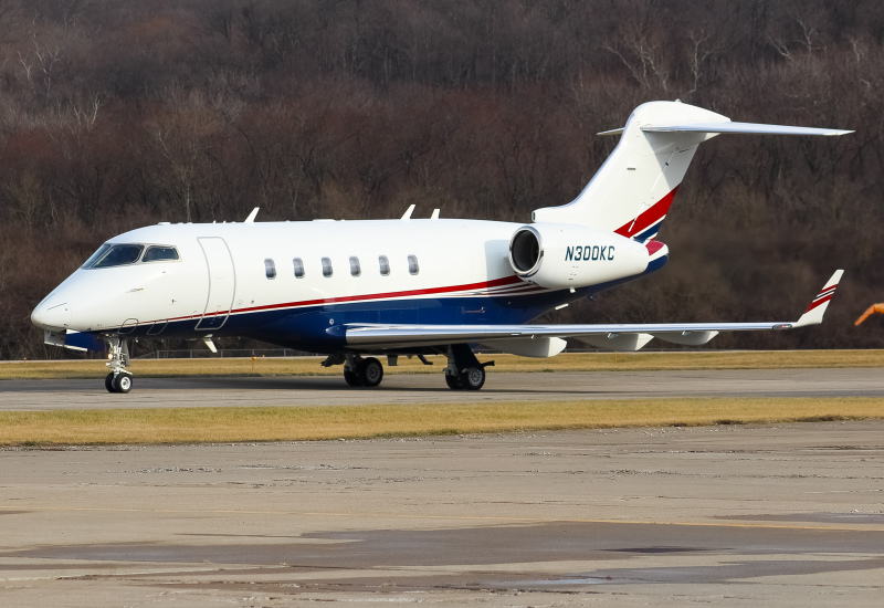 Photo of N300KC - PRIVATE Bombardier Challenger 300 at LUK on AeroXplorer Aviation Database