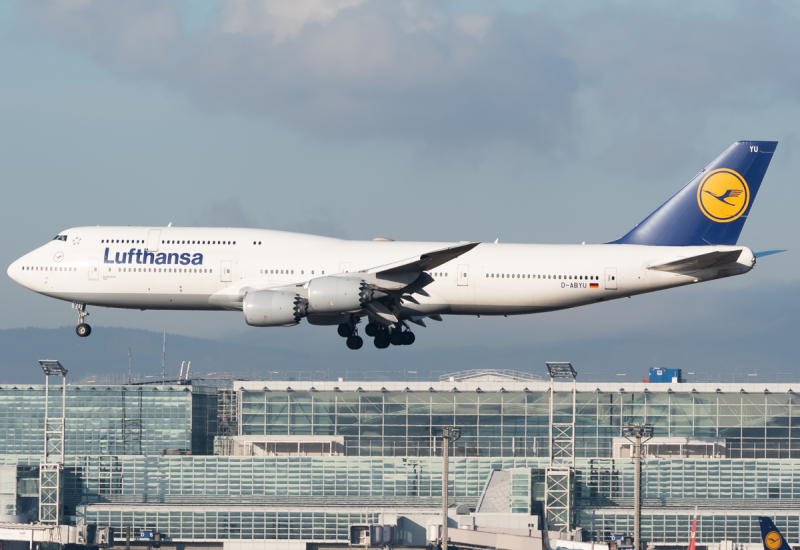 Photo of D-ABYU - Lufthansa Boeing 747-8i at FRA on AeroXplorer Aviation Database