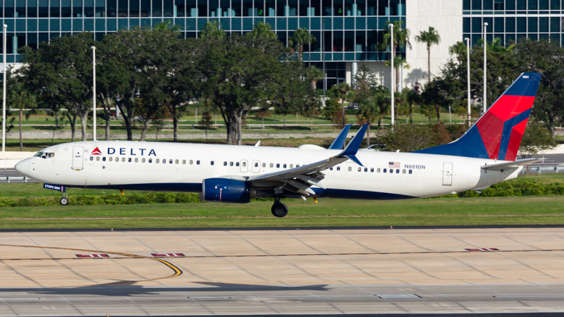 Photo of N881DN - Delta Airlines Boeing 737-900ER at TPA on AeroXplorer Aviation Database