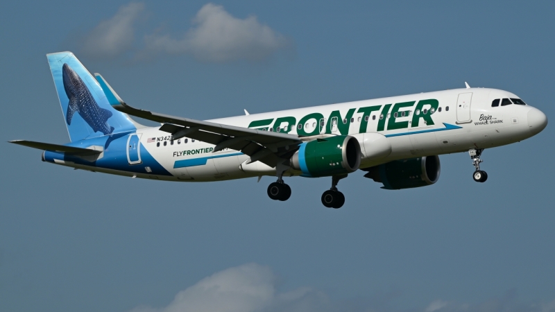 Photo of N342FR - Frontier Airlines Airbus A320NEO at MCO on AeroXplorer Aviation Database