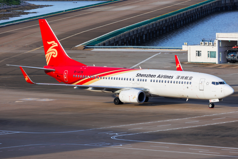 Photo of B-1478 - Shenzhen Airlines Boeing 737-800 at MFM on AeroXplorer Aviation Database