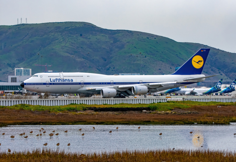 Photo of D-ABYT - Lufthansa Boeing 747-8i at SFO on AeroXplorer Aviation Database