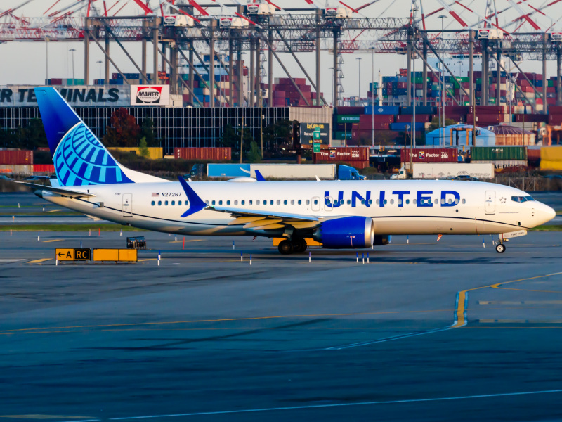 Photo of N27267 - United Airlines Boeing 737 MAX 8 at EWR on AeroXplorer Aviation Database