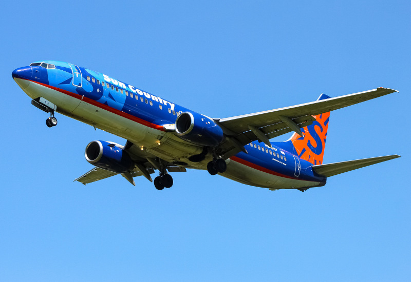 Photo of N813SY - Sun Country Airlines Boeing 737-800 at LUK on AeroXplorer Aviation Database