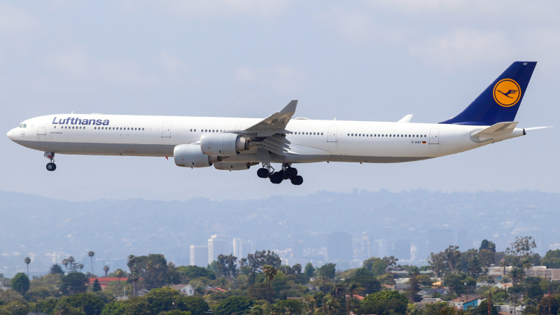 Photo of D-AIHT - Lufthansa Airbus A340-600 at LAX on AeroXplorer Aviation Database