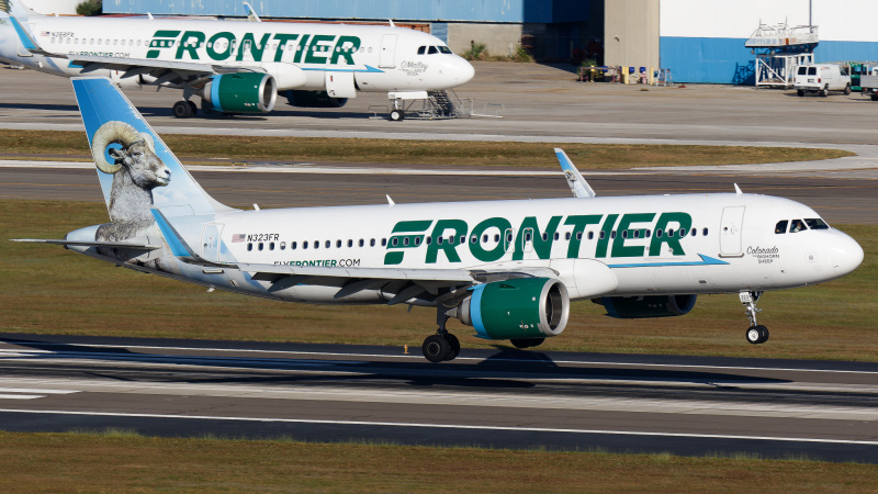 Photo of N332FR - Frontier Airlines Airbus A320NEO at TPA on AeroXplorer Aviation Database