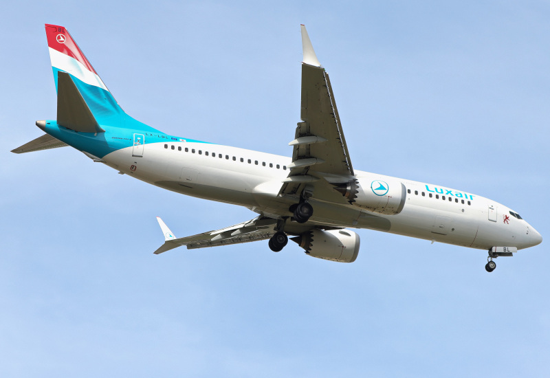 Photo of LX-LBL - Luxair Boeing 737 MAX 8 at LUX on AeroXplorer Aviation Database