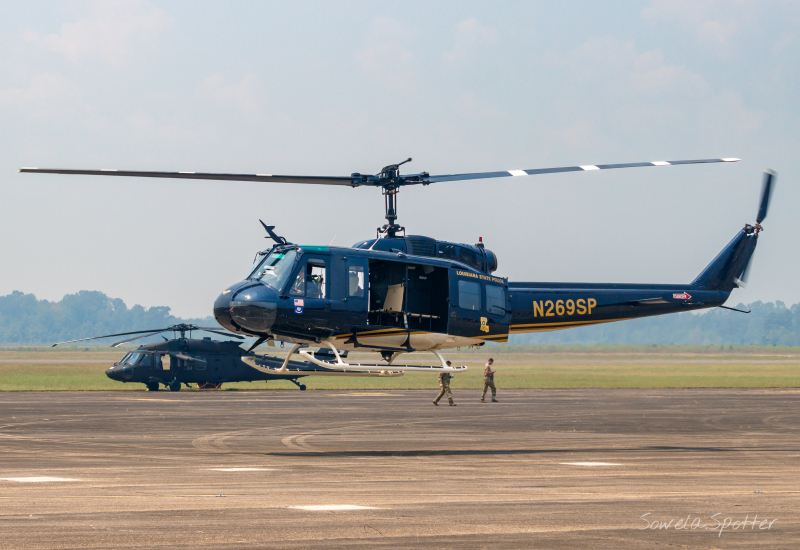 Photo of N269SP - Louisiana State Police Bell UH-1 Huey/Iroquois  at KDRI on AeroXplorer Aviation Database