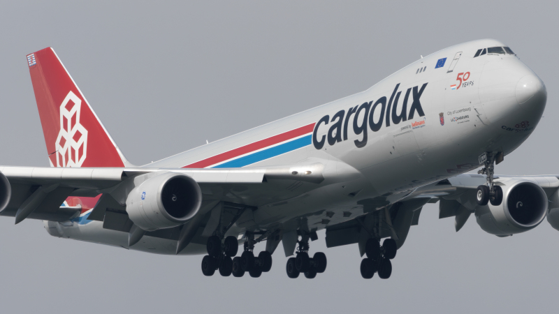 Photo of LX-VCD - CargoLux Boeing 747-8F at SIN on AeroXplorer Aviation Database