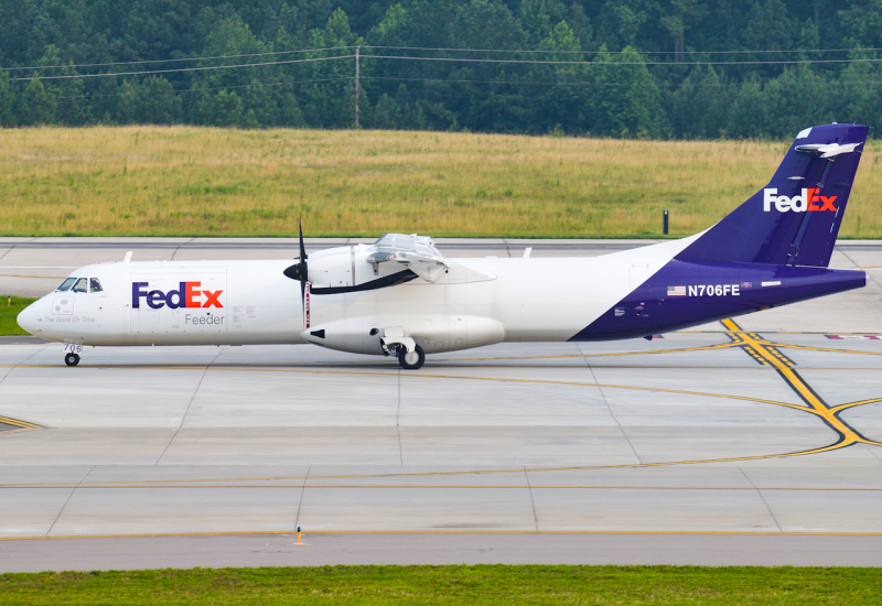 Photo of N706FE - FedEx ATR 72-600 at KRDU on AeroXplorer Aviation Database