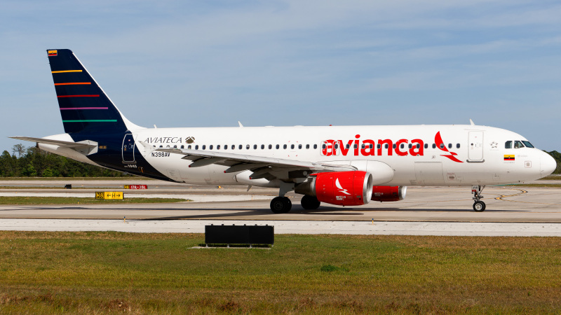 Photo of N398AV - Avianca Airbus A320 at MCO on AeroXplorer Aviation Database