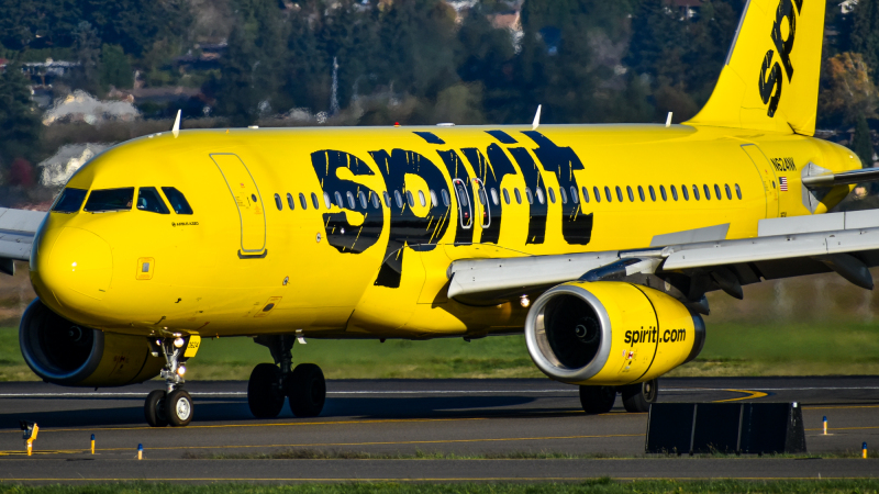 Photo of N624NK - Spirit Airlines Airbus A320 at PDX on AeroXplorer Aviation Database
