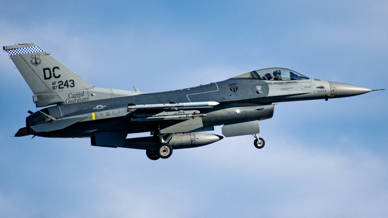 Photo of 87-0243 - USAF - United States Air Force General Dynamics F-16C at ADW on AeroXplorer Aviation Database