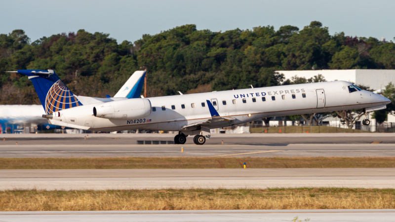 Photo of N14203 - United Express Embraer ERJ145XR at IAH on AeroXplorer Aviation Database