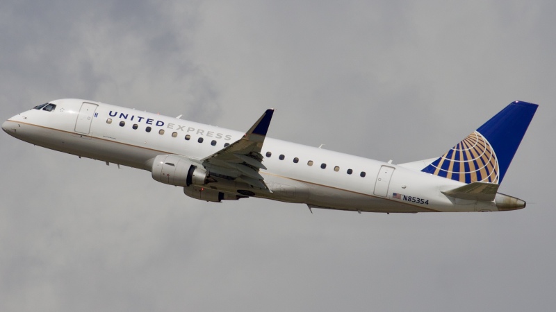 Photo of N85354 - United Express Embraer E175 at IAH on AeroXplorer Aviation Database