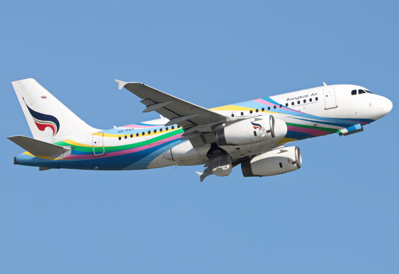 Photo of HS-PGY - Bangkok Airways Airbus A319 at HKG on AeroXplorer Aviation Database