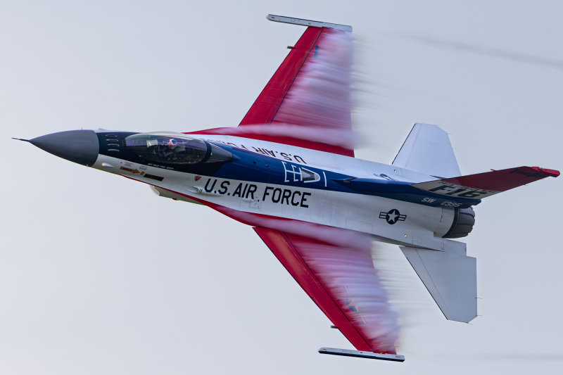 Photo of 91-0395 - USAF - United States Air Force General Dynamics F-16 Fighting Falcon at GVQ on AeroXplorer Aviation Database