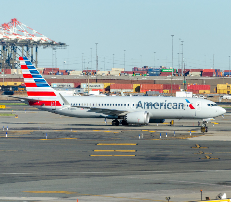 Photo of N336RU - American Airlines Boeing 737 MAX 8 at EWR on AeroXplorer Aviation Database