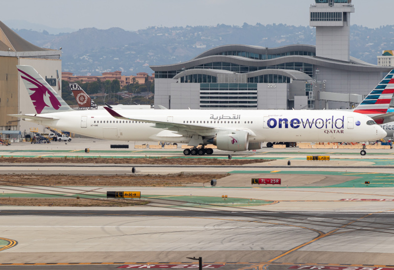 Photo of A7-ANE - Qatar Airways Airbus A350-1000 at LAX on AeroXplorer Aviation Database